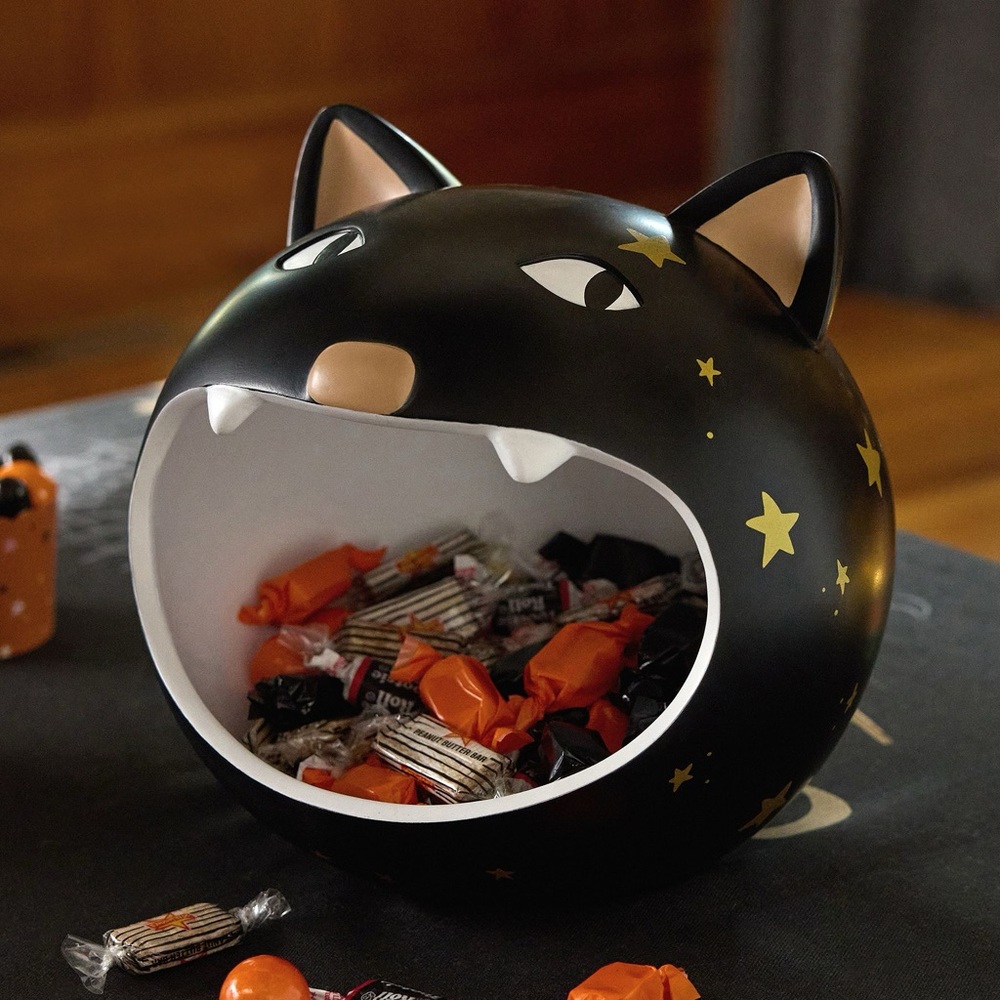 Pottery Barn Rifle Halloween Cat 🐈‍⬛ Candy 🍬 Bowl BNIB